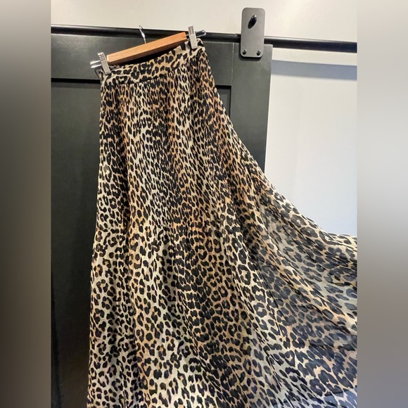 Ganni | Leopard Print 🐆 Maxi Skirt size 32 | 0 US XS - Picture 2 of 3